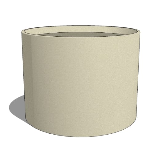 Round Planters: Contemporary