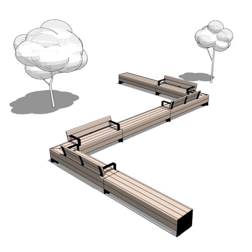 Camino Bench 90 Degree (CB-90-2)