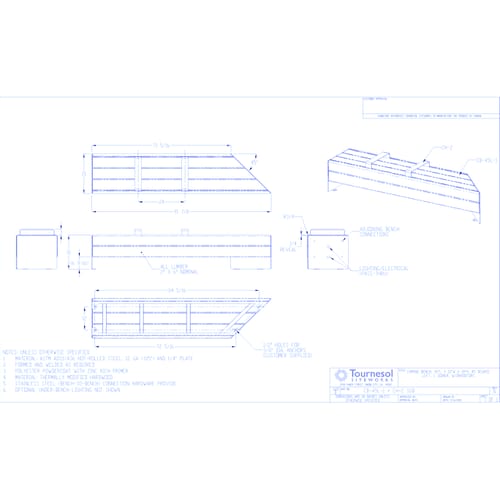 Camino Bench 45 Degree (CB-45L-1)