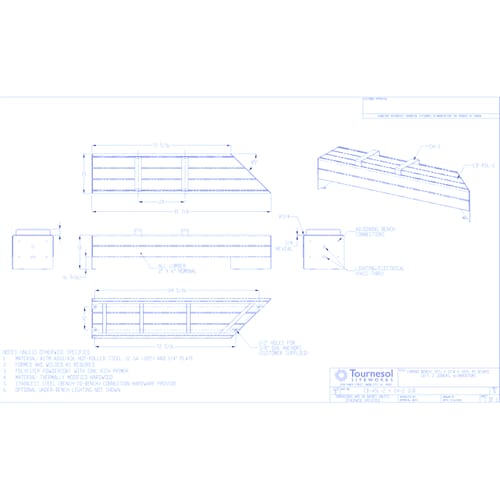 Camino Bench 45 Degree (CB-45L-2)