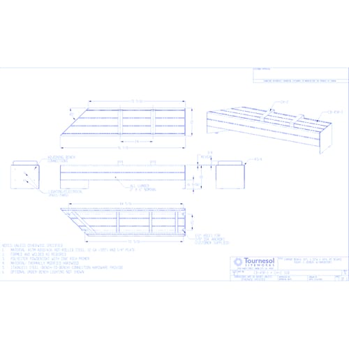 Camino Bench 45 Degree (CB-45R-1)