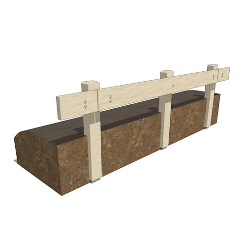 TimBarrier™: LotGuard™ Guardrail for Driveways & Parking Areas