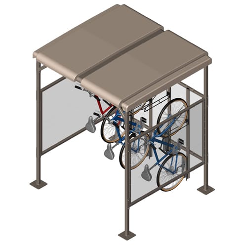 CyclePort™ 2 Top Bike Shelter preview 3