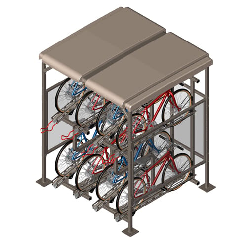 CyclePort™ 2 Top Bike Shelter preview 4