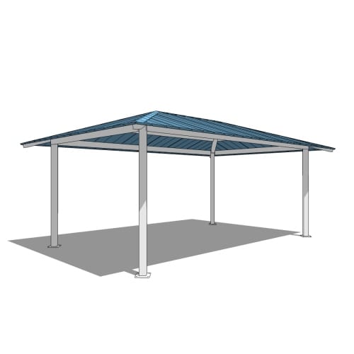 Rectangular Hip RH16x24M-P4 - Elevation