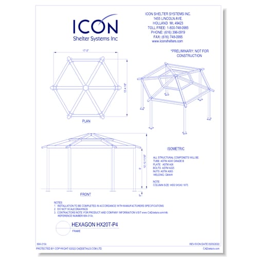 Hexagon HX20T-P4 - Frame
