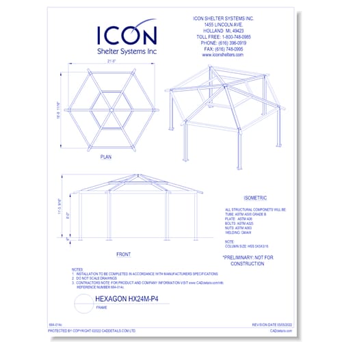 Hexagon HX24M-P4 - Frame
