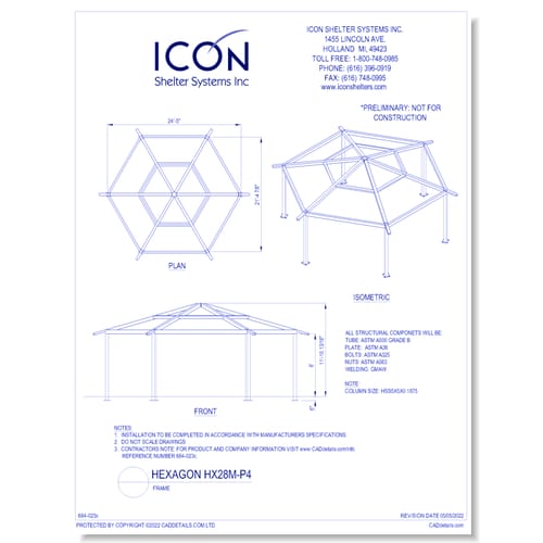 Hexagon HX28M-P4 - Frame