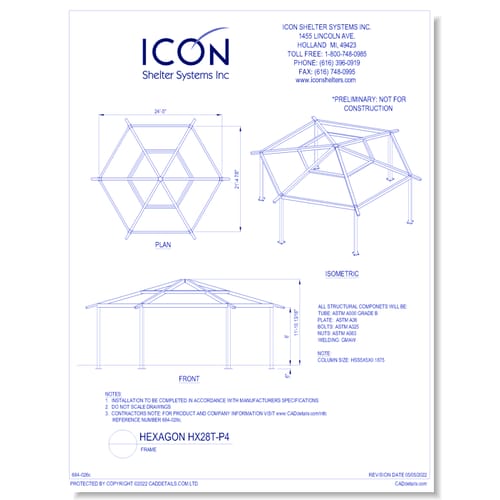 Hexagon HX28T-P4 - Frame