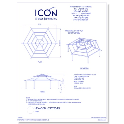 Hexagon HX40T2C-P4 - Frame