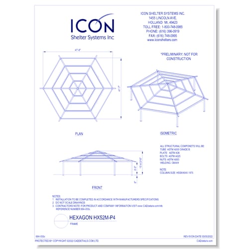 Hexagon HX52M-P4 - Frame