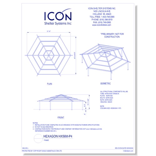 Hexagon HX56M-P4 - Frame