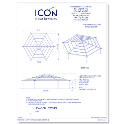 Hexagon HX56T-P4 - Frame