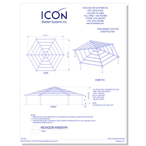 Hexagon HX60M-P4 - Frame