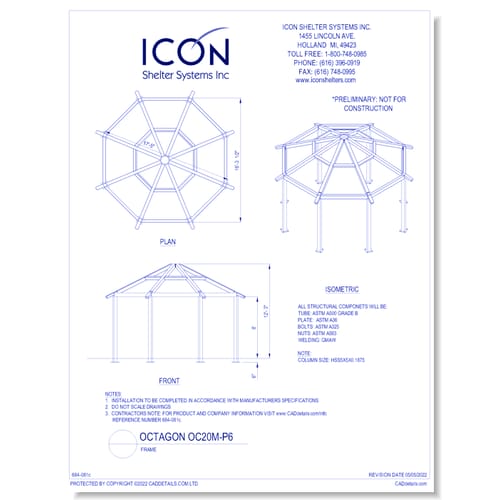 Octagon OC20M-P6 - Frame
