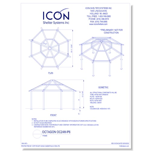 Octagon OC24M-P6 - Frame