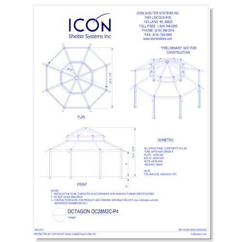 Octagon OC28M2C-P6 - Frame