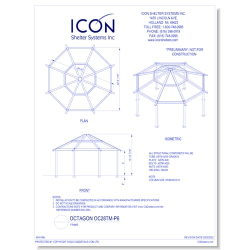 Octagon OC28TM-P6 - Frame