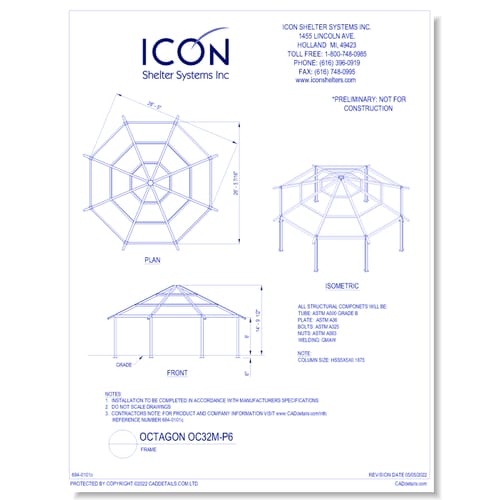 Octagon OC32M-P6 - Frame