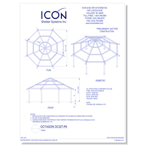Octagon OC36M-P6 - Frame