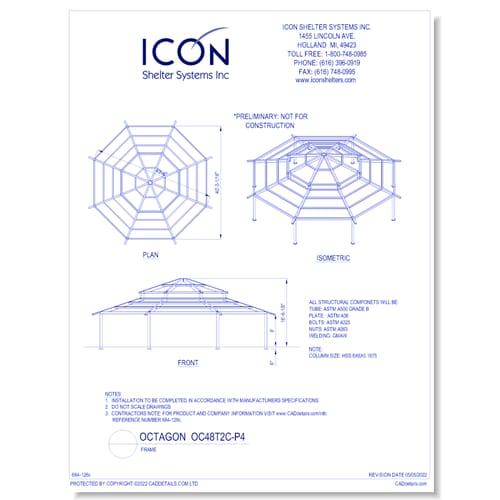 Octagon OC48T2C-P4 - Frame