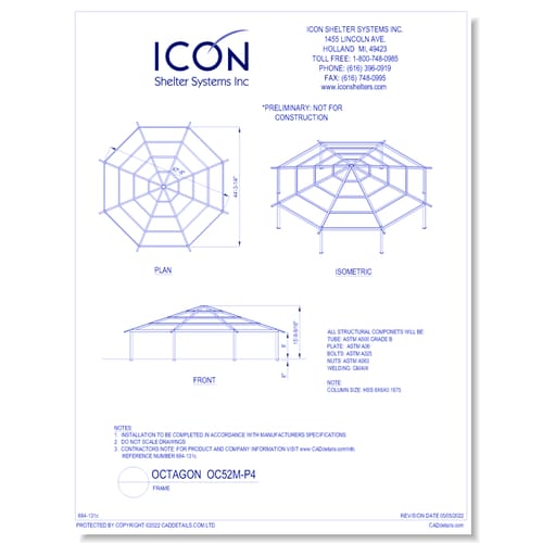 Octagon OC52M-P4 - Frame