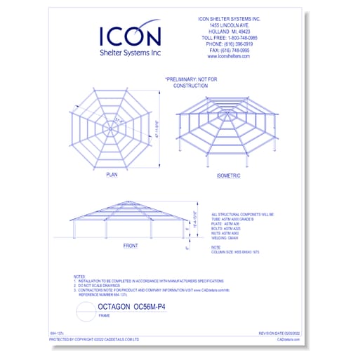 Octagon OC56M-P4 - Frame