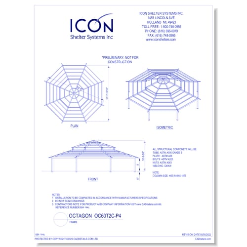 Octagon OC60T2C-P4 - Frame