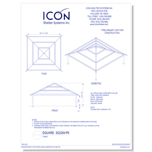 Square SQ32M-P6 - Frame