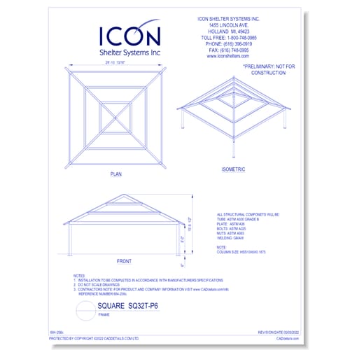Square SQ32T-P6 - Frame