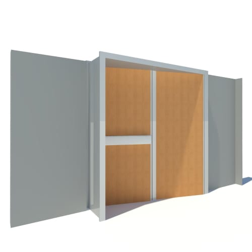 DE-PK180P - Double Egress Pocketed 180 Standard Panic