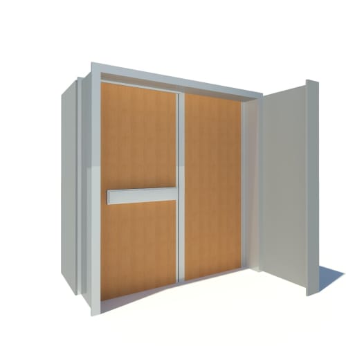DE-PK90P - Double Egress Pocketed 90 Standard Panic