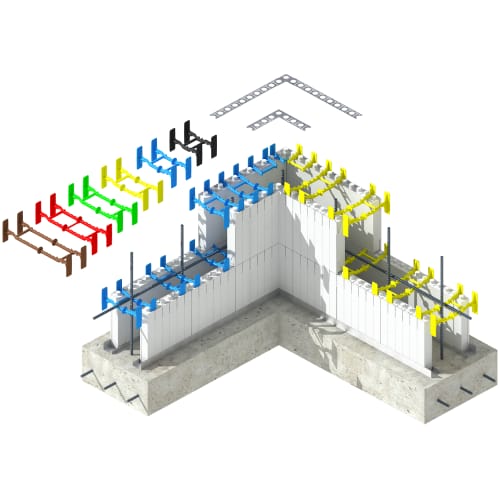 Quad-Lock ICF Walls - R22 Details