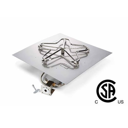 Match Lit Flat Square Pan