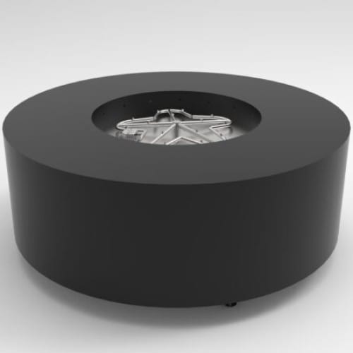 Agni Series - Powder Coated Metal Enclosure - Round Burner - Penta Insert