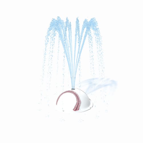 Spraying Sport Sphere Baseball