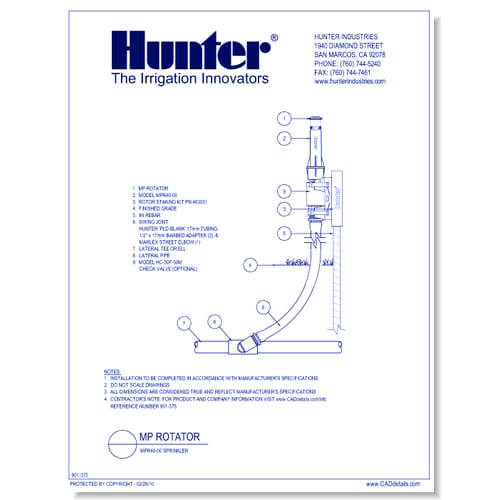 MP Rotator - MPR40-00 Sprinkler