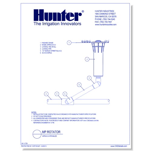 MP Rotator - MPR40-04 Sprinkler (2 of 4)