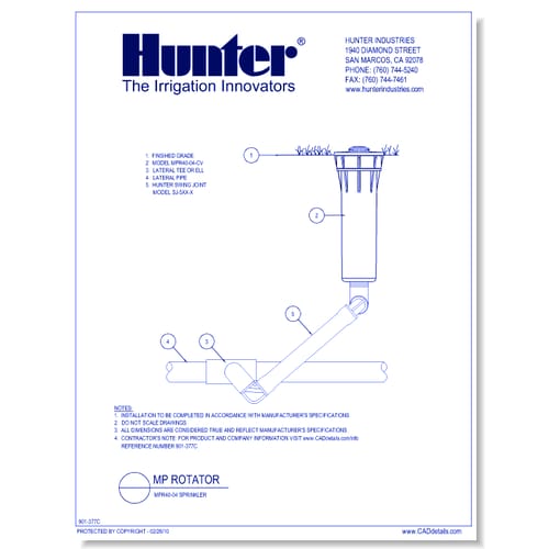 MP Rotator - MPR40-04 Sprinkler (3 of 4)