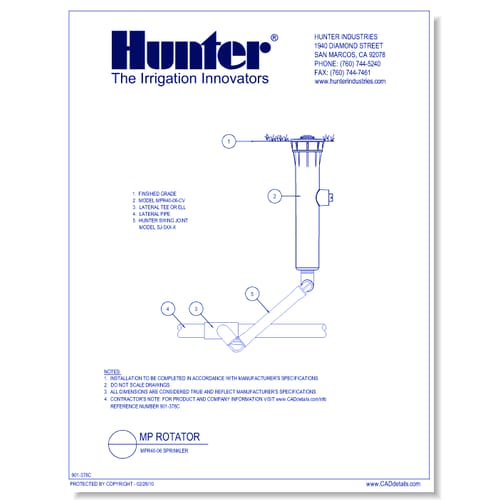 MP Rotator - MPR40-06 Sprinkler (3 of 4)