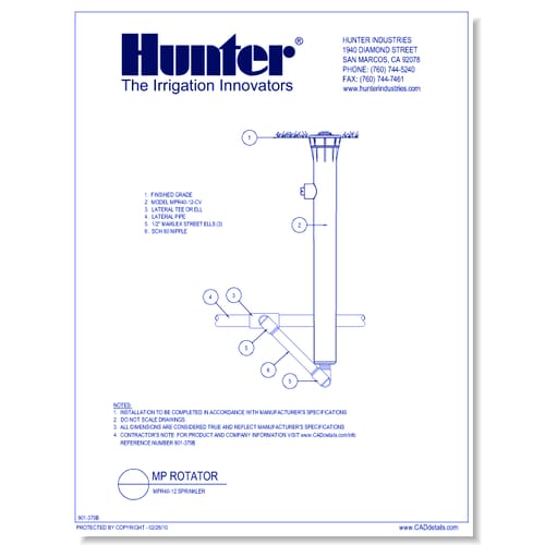 MP Rotator - MPR40-12 Sprinkler (2 of 4)