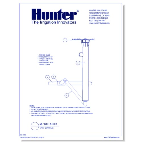 MP Rotator - MPR40-12 Sprinkler (3 of 4)