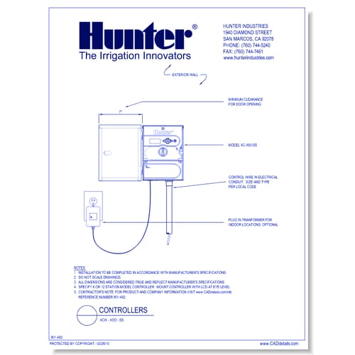 Controllers - XCH-X00-SS XC Hybrid Stainless Steel Irrigation Controller