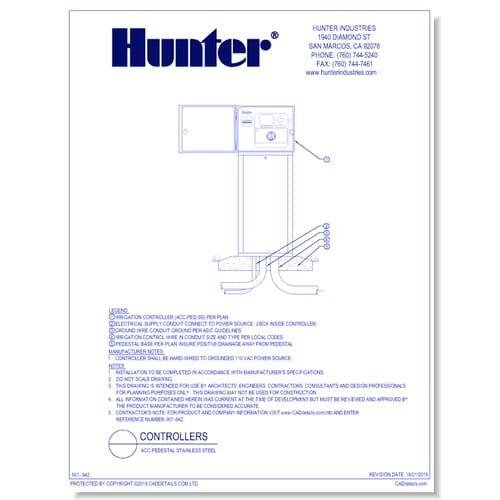 Controllers - ACC Pedestal Stainless Steel