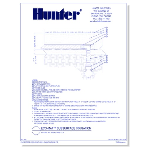 ECO-MAT HDL Riser Connection