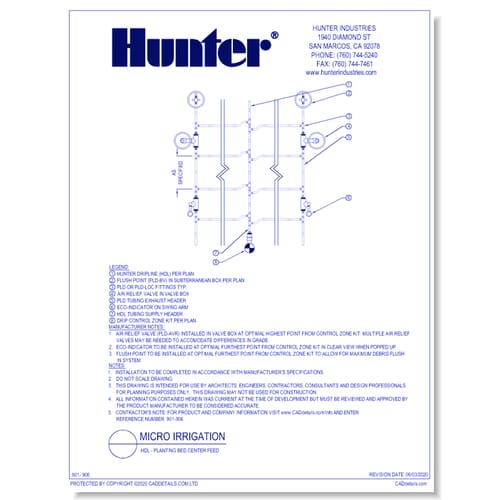 HDL - Planting Bed Center Feed