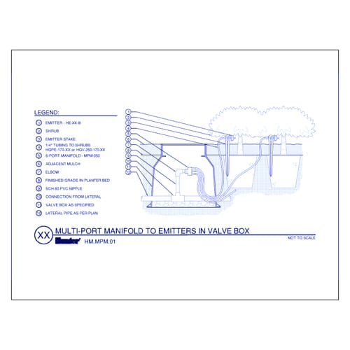 MPM to Emitters in Valve Box