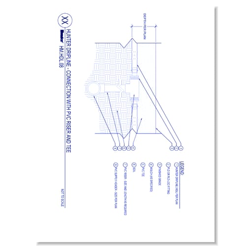 HDL - Connection with PVC Riser and TEE