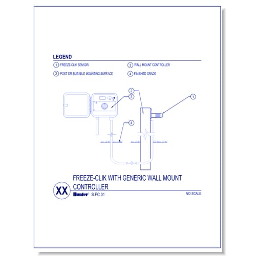 Sensors - Freeze-Clik with Generic Wall Mount Controller