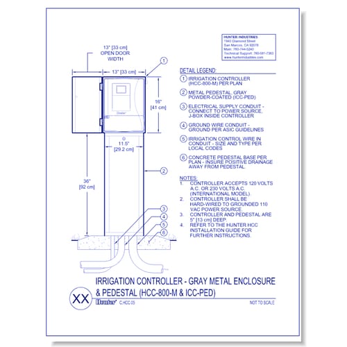 Controllers - HCC Metal Pedestal